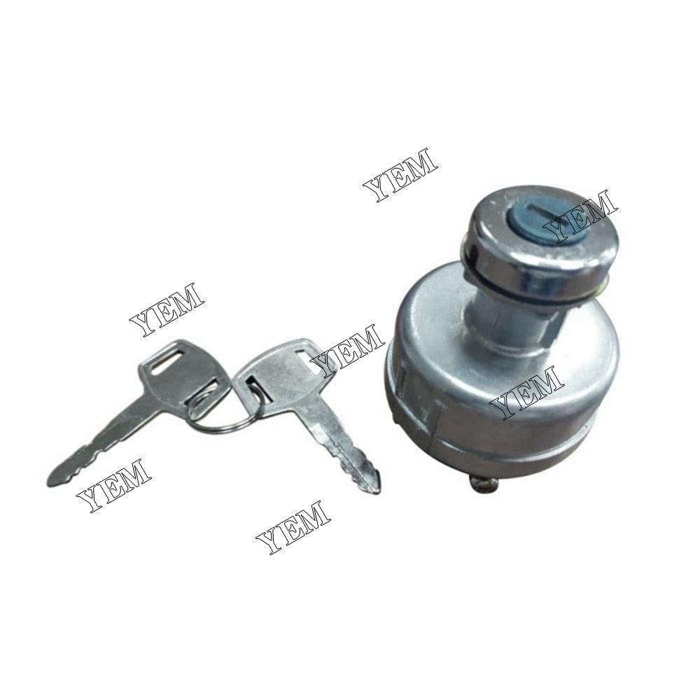 YEM Engine Parts For Mitsubishi Caterpillar Forklift Switch W/Key FG25 MB91106-07400 91205-14900 For Caterpillar