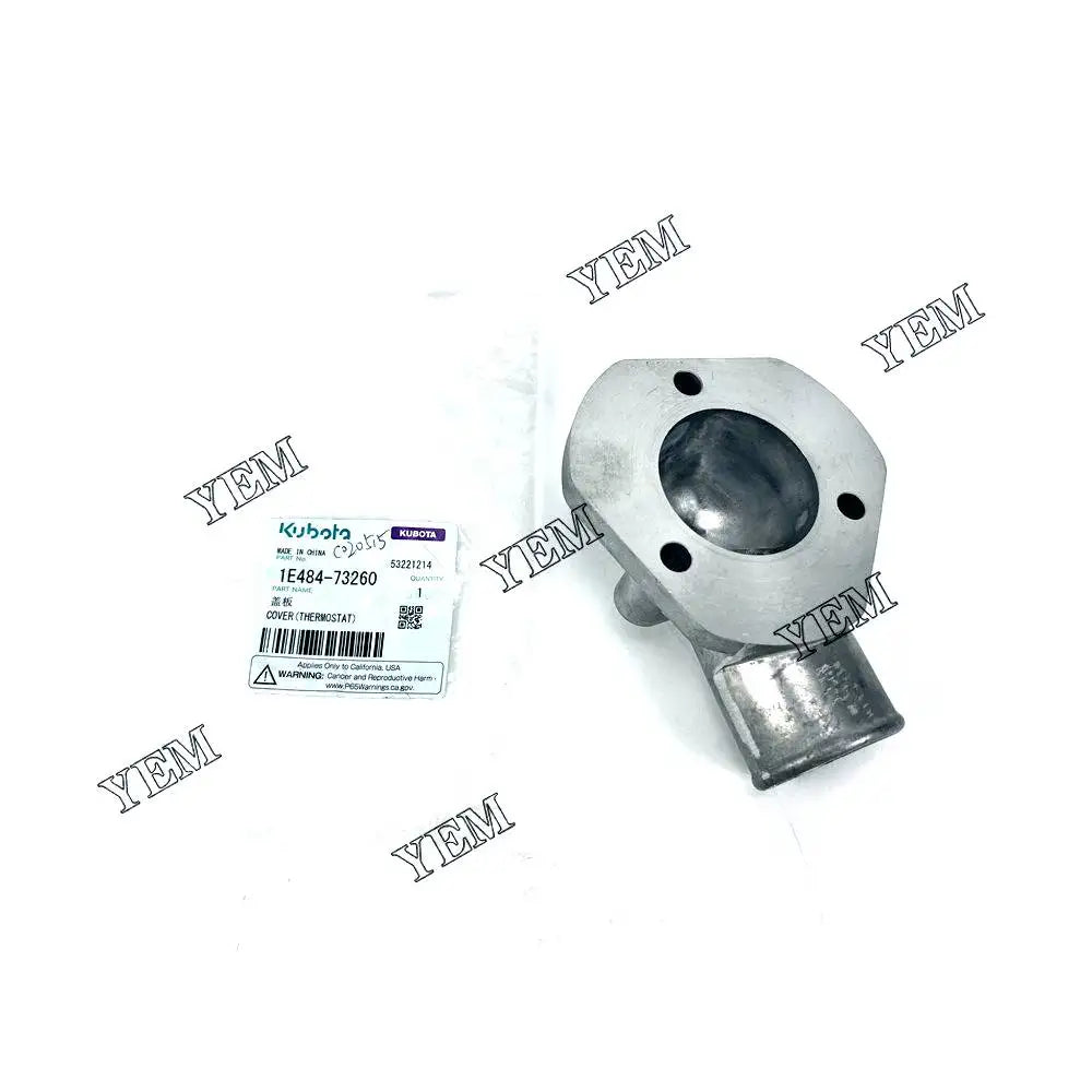 Part Number 1E484-73260 Thermostat Cover For Kubota V3300 Engine YEMPARTS