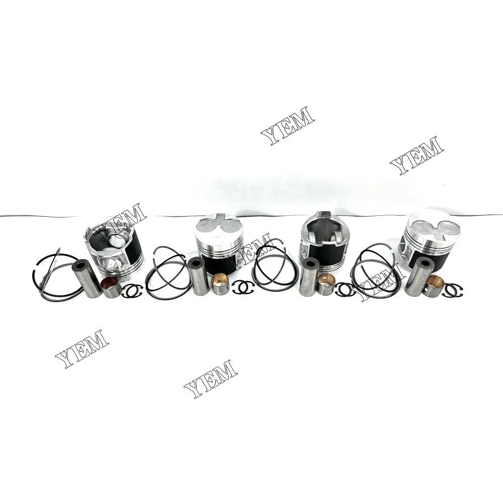 competitive price Piston With Ring Set STD For Shibaura N844 excavator engine part YEMPARTS