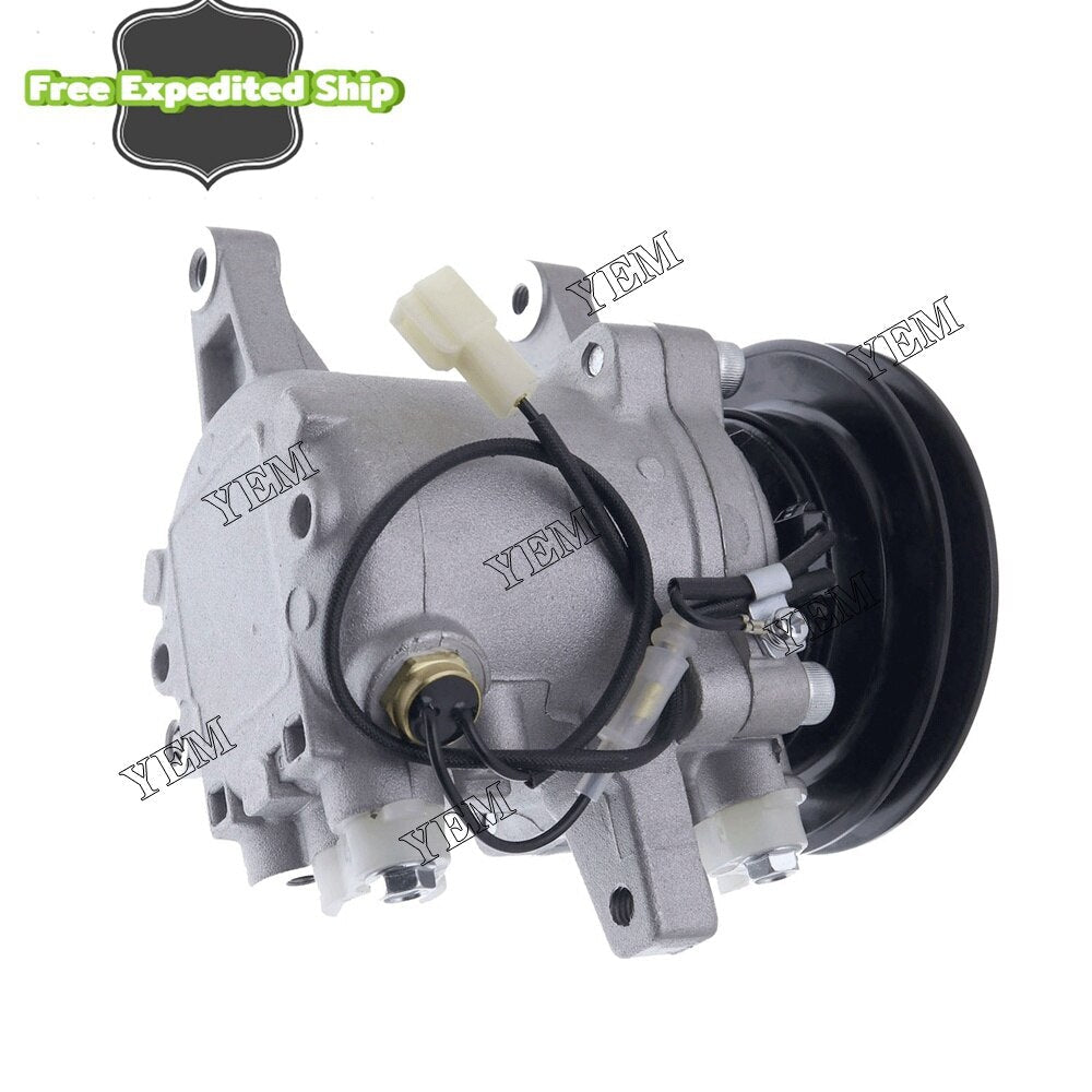 YEM Engine Parts 3C581-97590 SVO7E A/C Compressor for Kubota M108S M5040 M7040 M8540 Tractor-New For Kubota