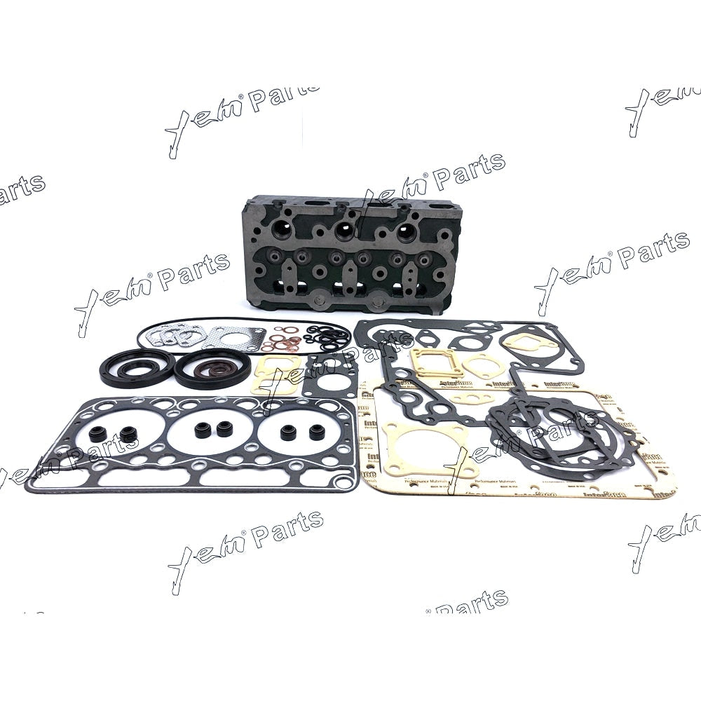 YEM Engine Parts Complete Cylinder Head &Full Gasket For Kubota D950 Tractor B7200D B7200E B7200HST-D For Kubota