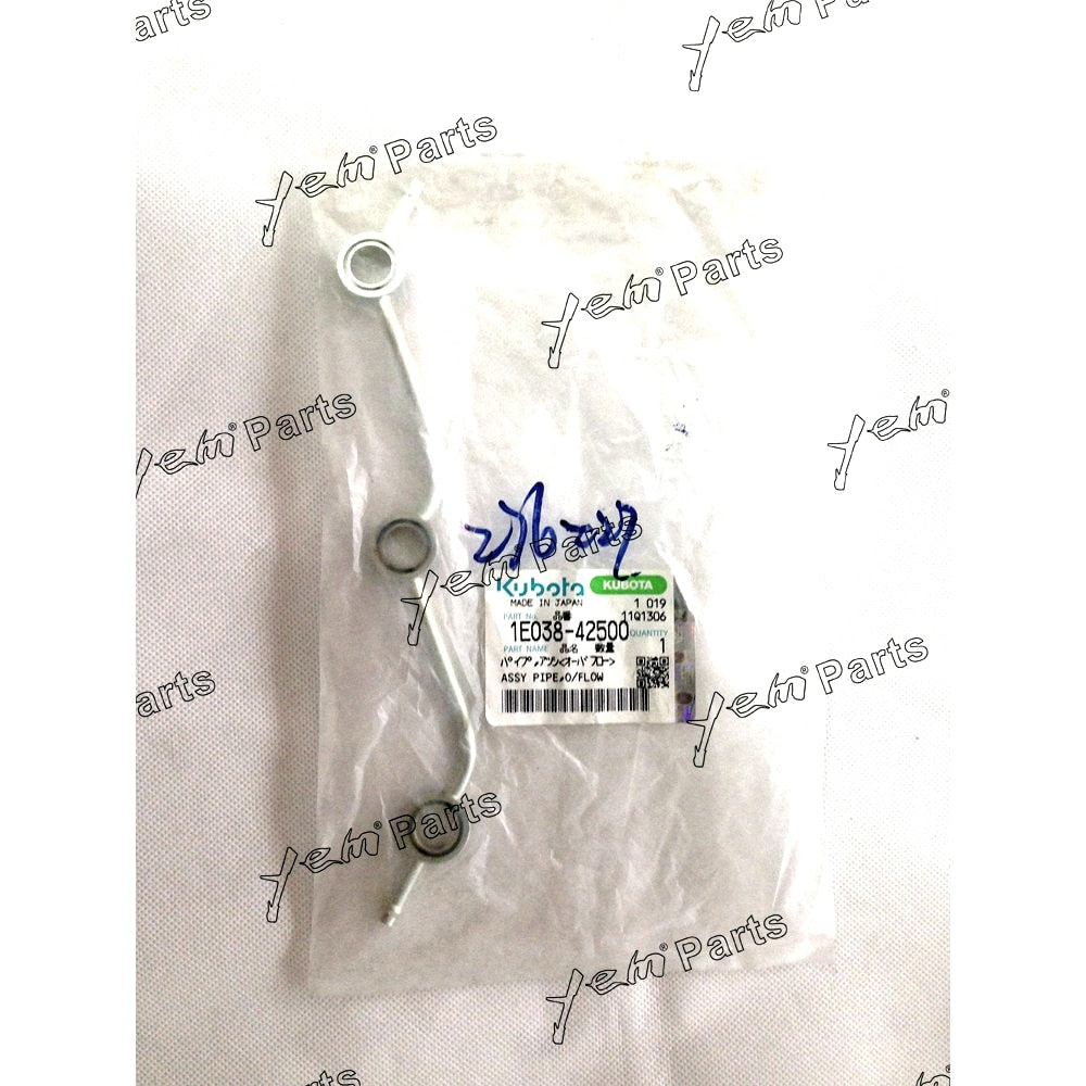 YEM Engine Parts Fuel Overflow Return Pipe For Kubota D905 D1005 D1105 D1305 16261-42502 For Kubota
