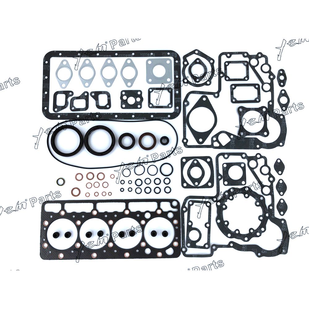 YEM Engine Parts For Kubota V1200 Full Head Gasket Kit Upper Lower Set B2150 B9200 Tractor For Kubota