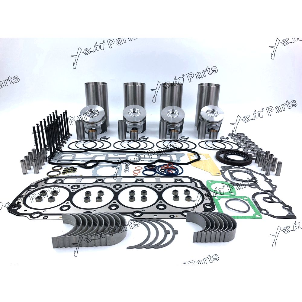 YEM Engine Parts 4TNV98 4TNV98T Overhaul rebuild kit For Yanmar Engine part with water pump valve For Yanmar