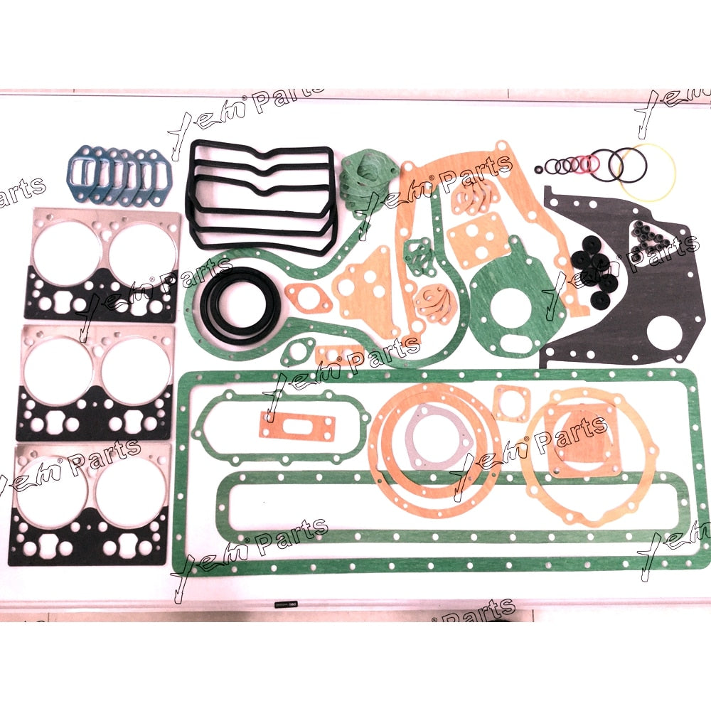 YEM Engine Parts Daewoo DE08T DE08TIS GE08T Engine Gasket Kit For Doosan Engine DH220-9 DH215-9 For Doosan