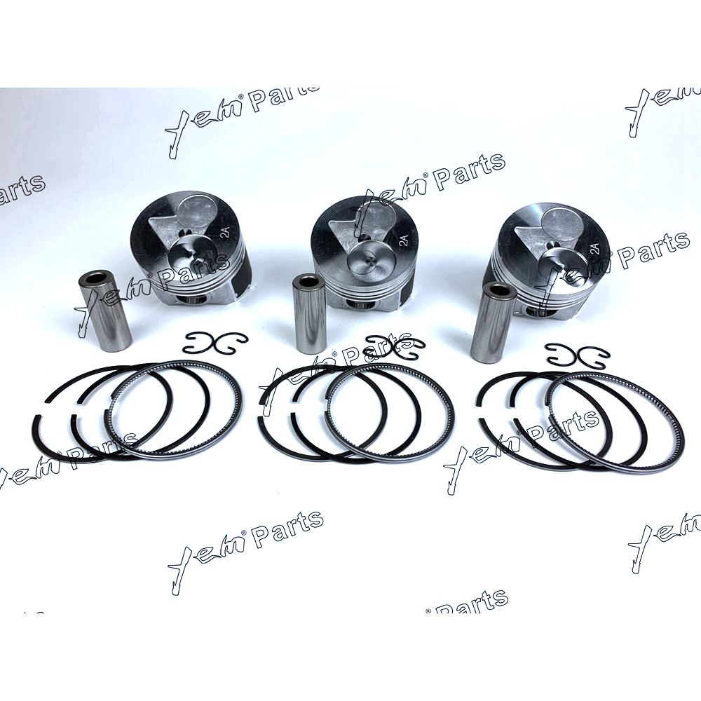 YEM Engine Parts For Kubota D902 Piston Kit W/ Pin Clip Fit For AIR MAN WELDER DLW320LS Engine Parts For Kubota