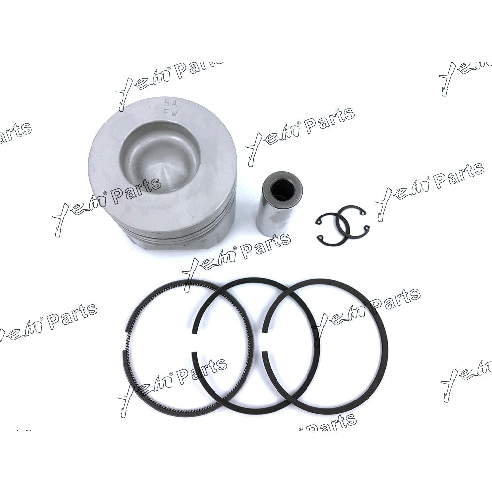 YEM Engine Parts STD 1 set Piston ( Clip & Pin) & Ring For Kubota V1902/ D1402 Engine 85MM For Kubota