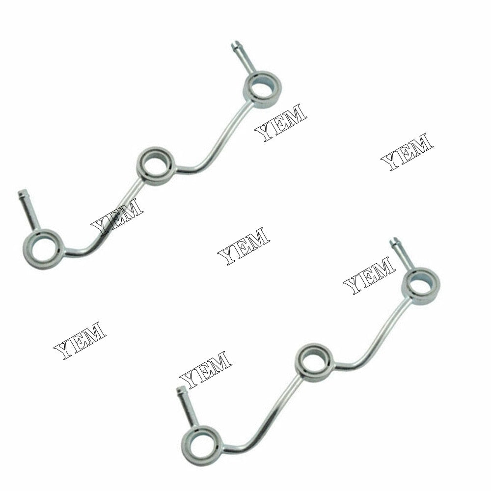 YEM Engine Parts 2X New Fuel Return Overflow Pipe 15862-42502 for Kubota D722 and D782 For Kubota