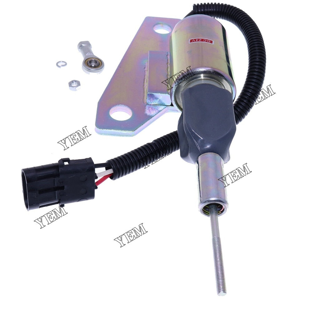 YEM Engine Parts Shutoff Solenoid SA-4959-24 3991625 For Cummins 5.9L For Hyundai 335-7 R210LC-7 For Hyundai