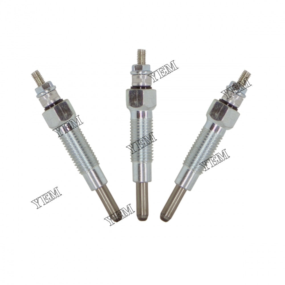 YEM Engine Parts 4Pcs Glow Plug SBA185366092SBA185366190 For Case D25 DX35 D29 D33 D35 For Case