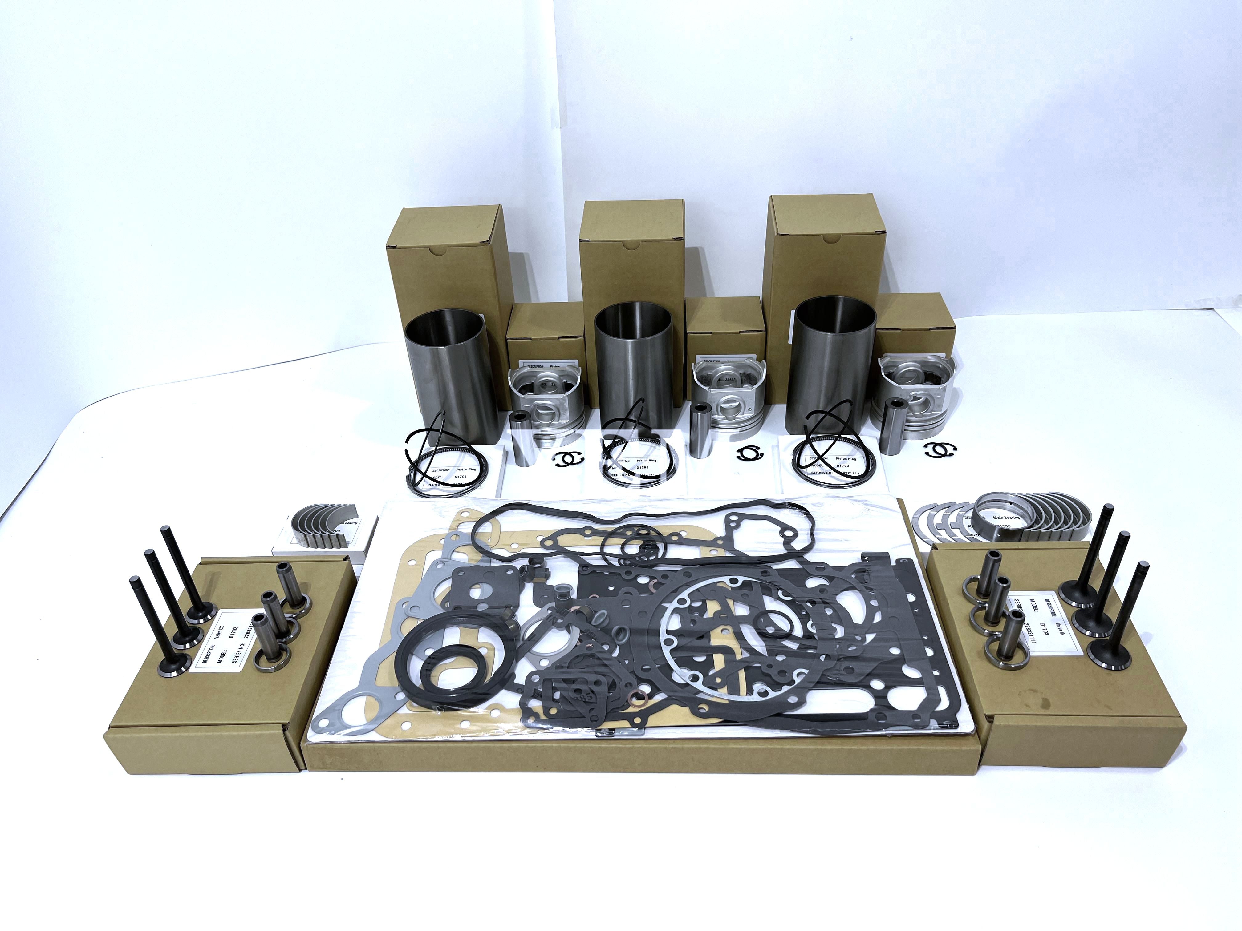 YEM Engine Parts S3L S3L2 Overhaul Rebuild Kit For Mitsubishi Engine Piston Bearing Set Repair For Mitsubishi