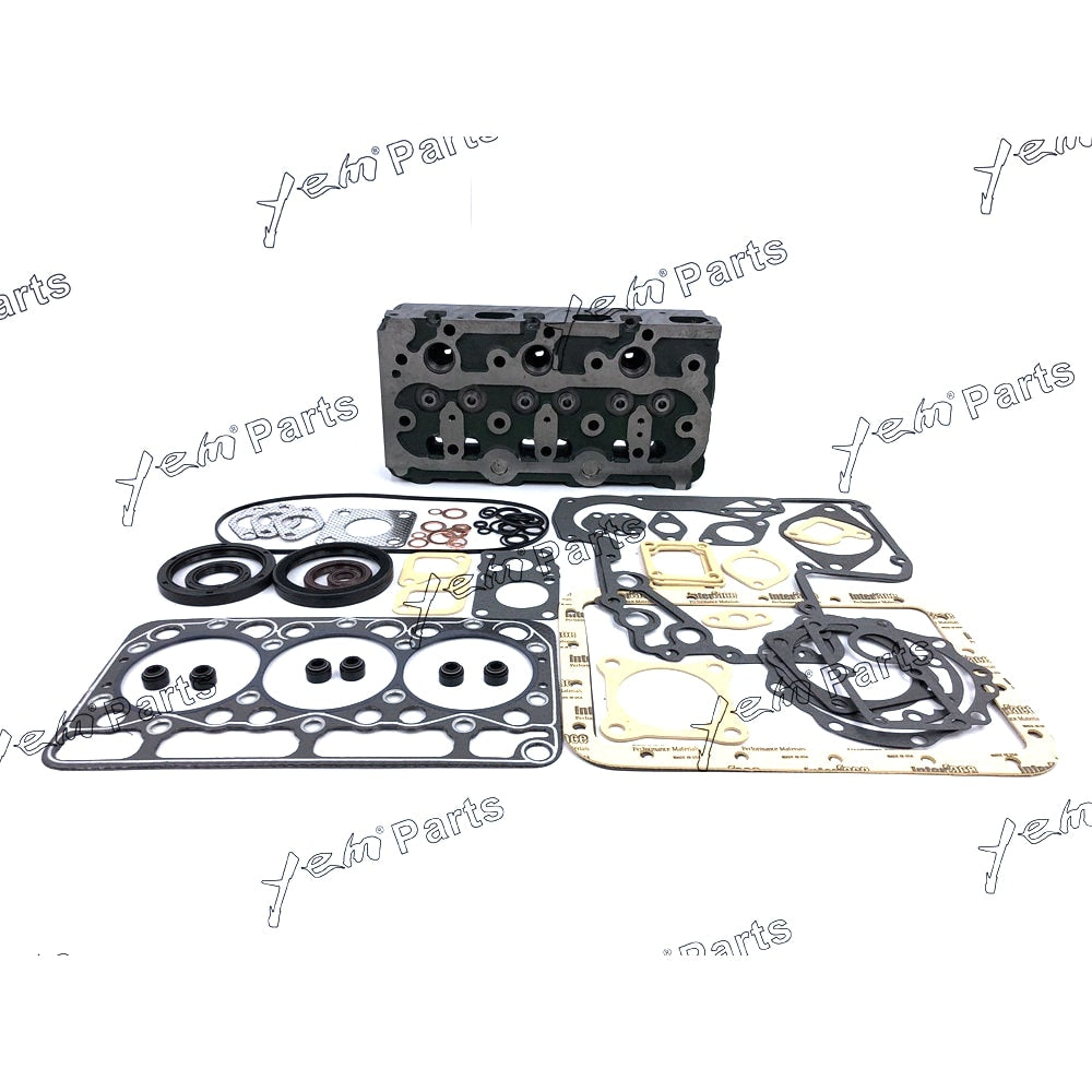 YEM Engine Parts Complete Cylinder Head &Full Gasket For Kubota D950 Tractor B7200D B7200E B7200HST-D For Kubota