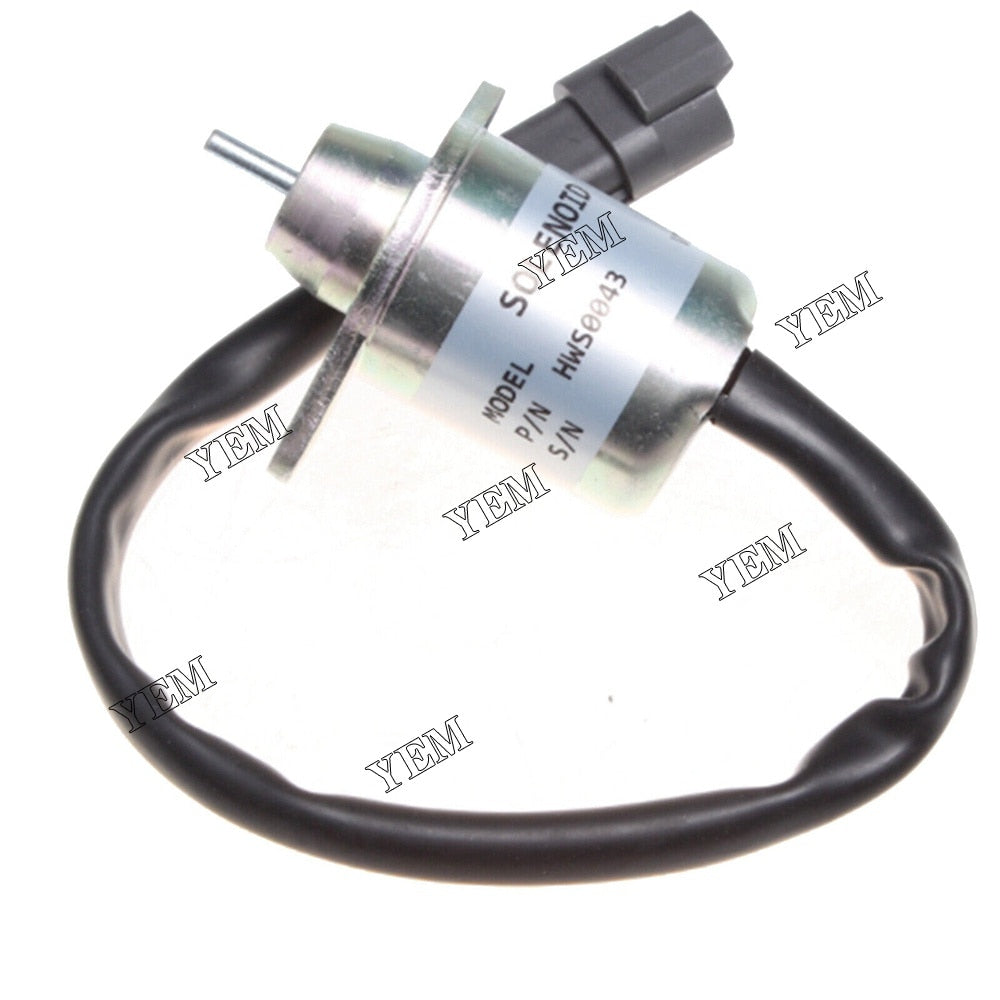YEM Engine Parts 41-6383 Fuel Shutoff Solenoid Yanmar Engine For Thermo King TK 41-6383 12V For Yanmar