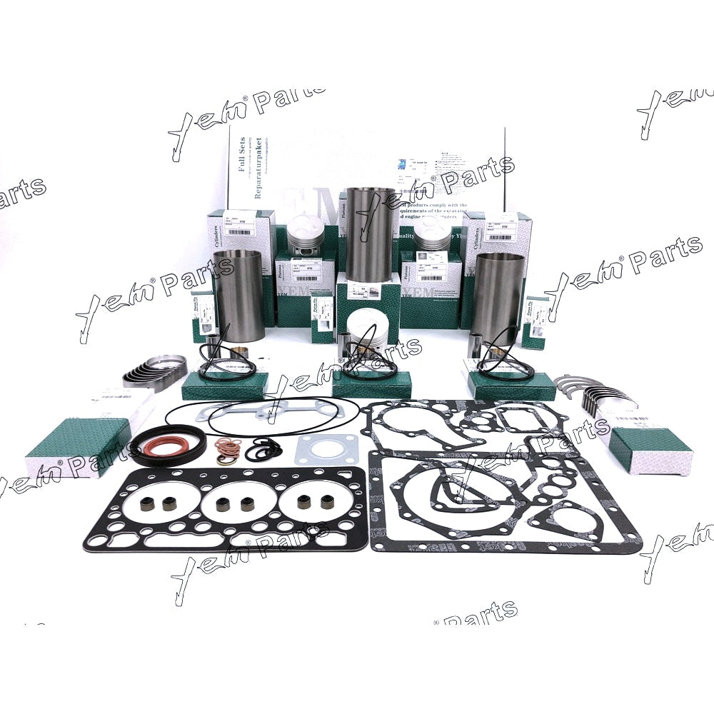 YEM Engine Parts Gasket Kit Overhaul Rebuild D722 For Kubota Engine Piston Bearing Set Repairs For Kubota