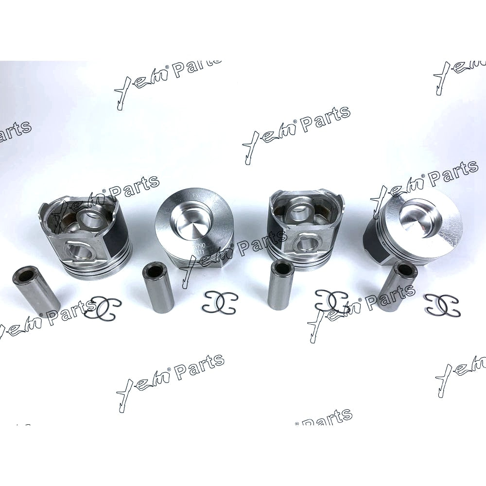 YEM Engine Parts Piston Set STD 87mm For Kubota V2203M / V2403 (1G813-21110 ) Engine Parts For Kubota