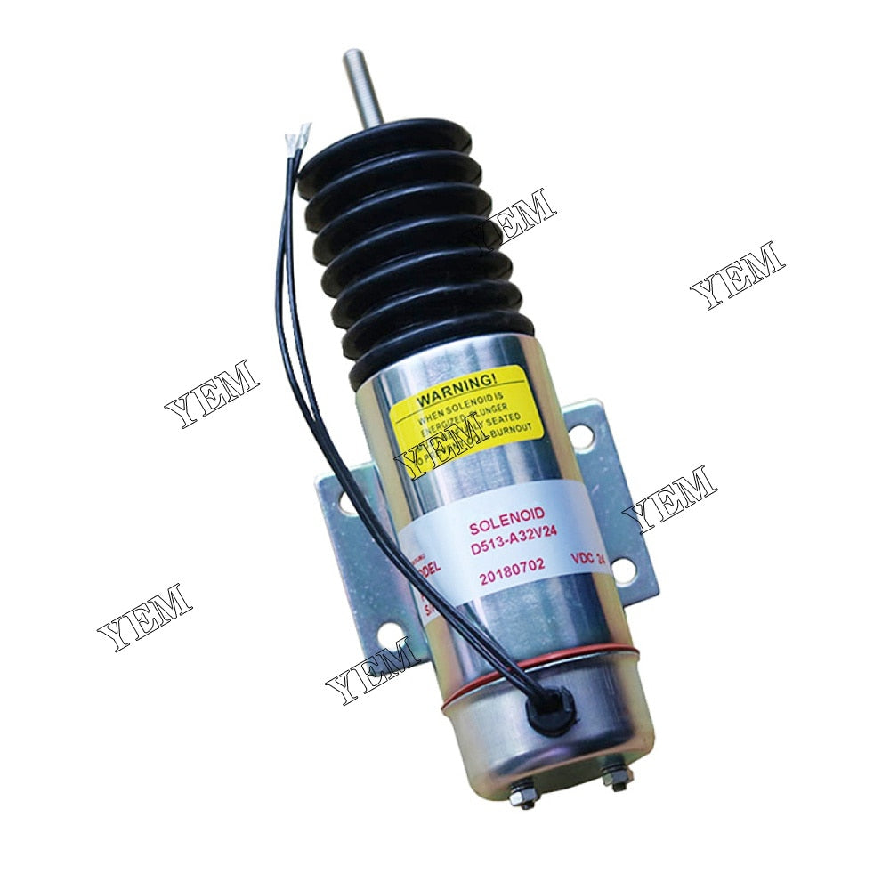 YEM Engine Parts Stop Solenoid 24V P613-A1V24 P613A1V24 For Trometta For Other