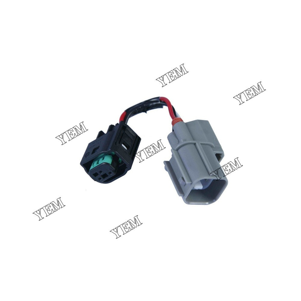 YEM Engine Parts 3 PC YT13E01082P1 Pressure Sensor Plug For Kobelco SK200-6 SK200-6E Excavator For Kobelco