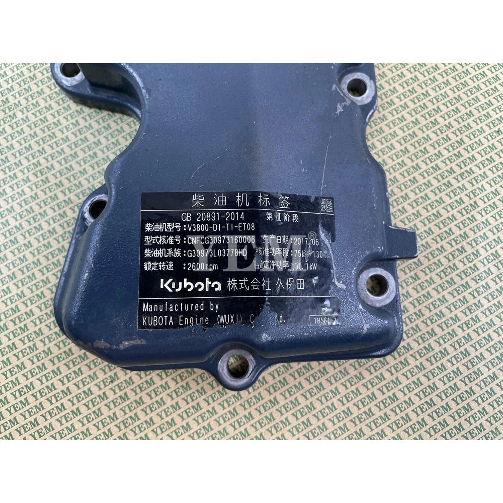 SECOND HAND VALVE COVER FOR KUBOTA V3800-T-DI DIESEL ENGINE PARTS For Kubota