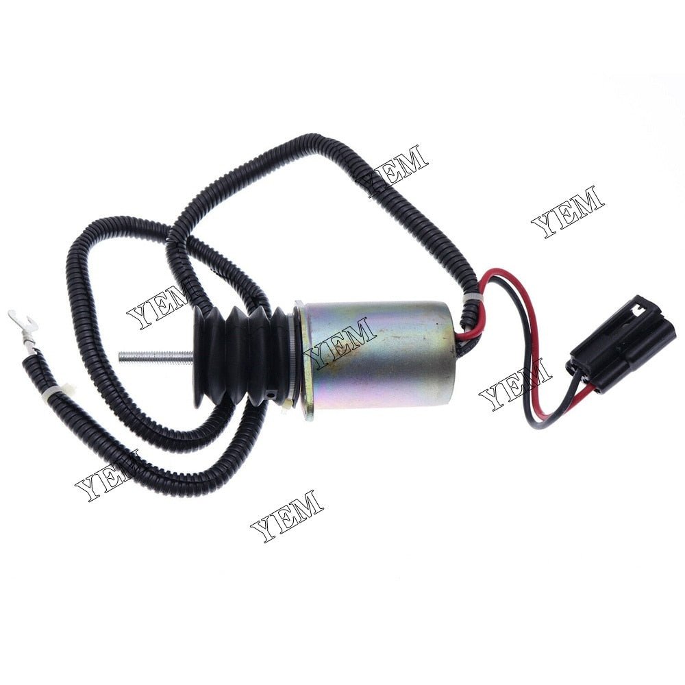 YEM Engine Parts AM124379 AM124377 Stop Solenoid Compatible With For JOHN DEERE 655 755 856 For John Deere