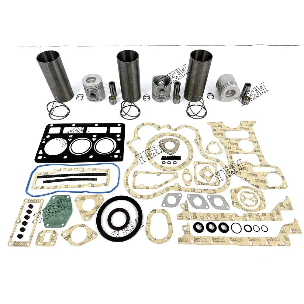 3X High performanceOverhaul Kit With Gasket Set For Perkins 903.27 Engine YEMPARTS