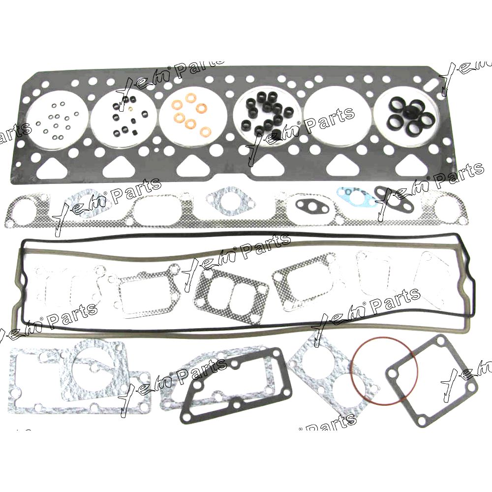 YEM Engine Parts For Perkins 1006 1006.6T 1006-6 Full Overhaul Head Gasket Set Fit For JCB Excavators For Perkins