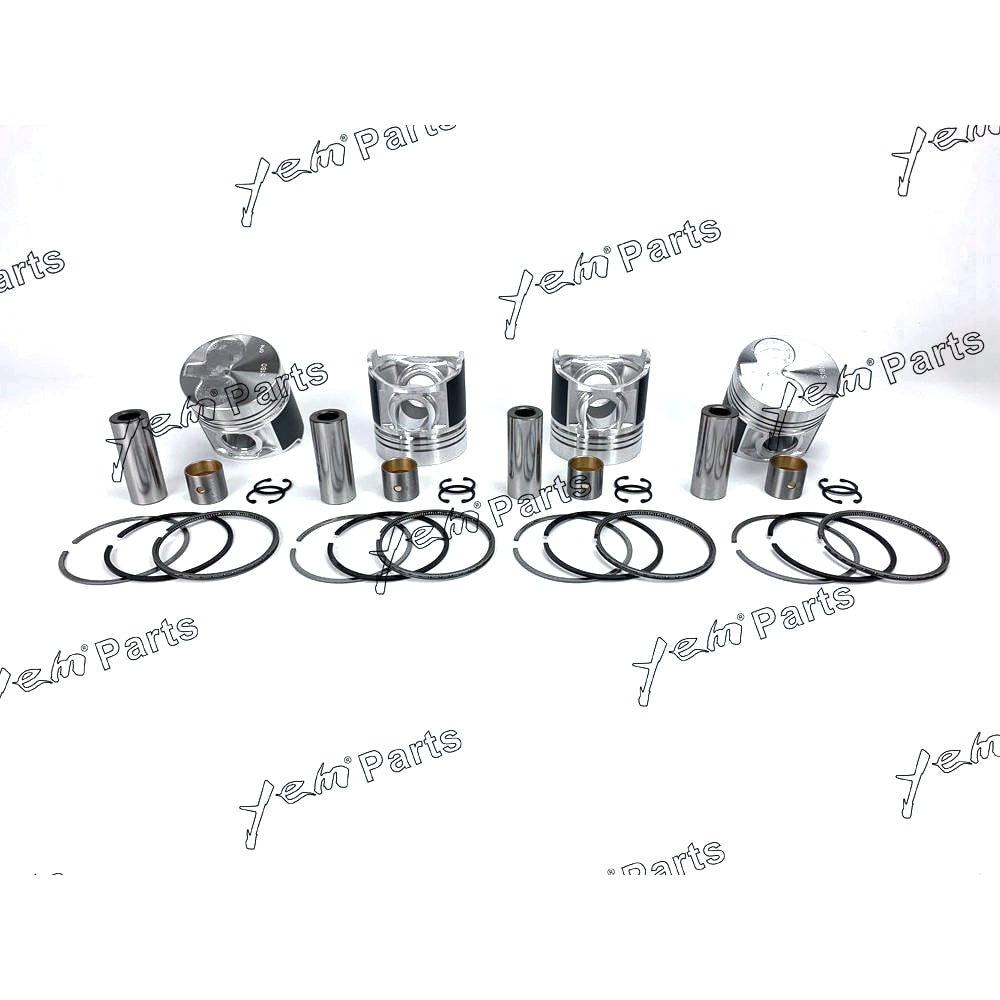 YEM Engine Parts 1 Sets STD Piston (Pin & clip) & Ring For SHIBAURA N844LT N844T N844LT-D Engine For Shibaura