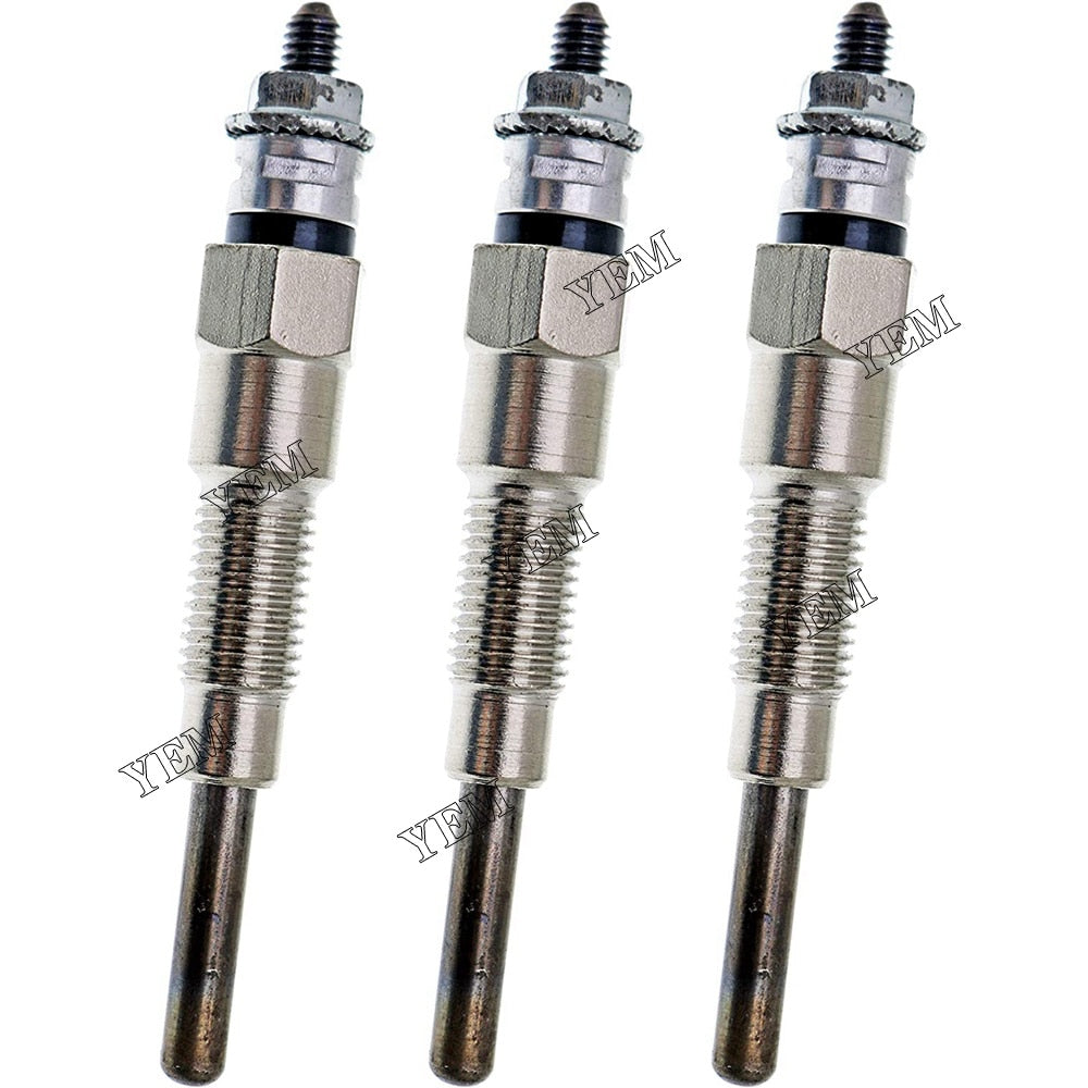 YEM Engine Parts Glow Plugs For Kubota RTV900W6SE RTV900W8SE RTV900W9 RTV900W9SE ( 3PCS ) For Kubota