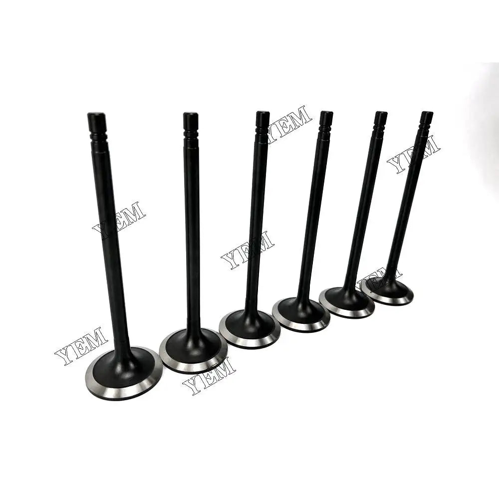 1 year warranty For Mitsubishi Intake Valve S6A2 engine Parts (6pcs) YEMPARTS