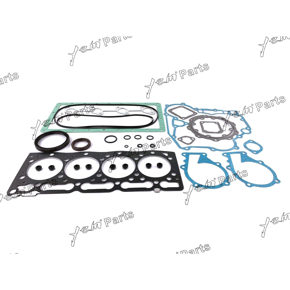 YEM Engine Parts V1505 Full Gasket Set 16394-03310 For Bobcat Kubota V1505T V1505E Engine For Kubota