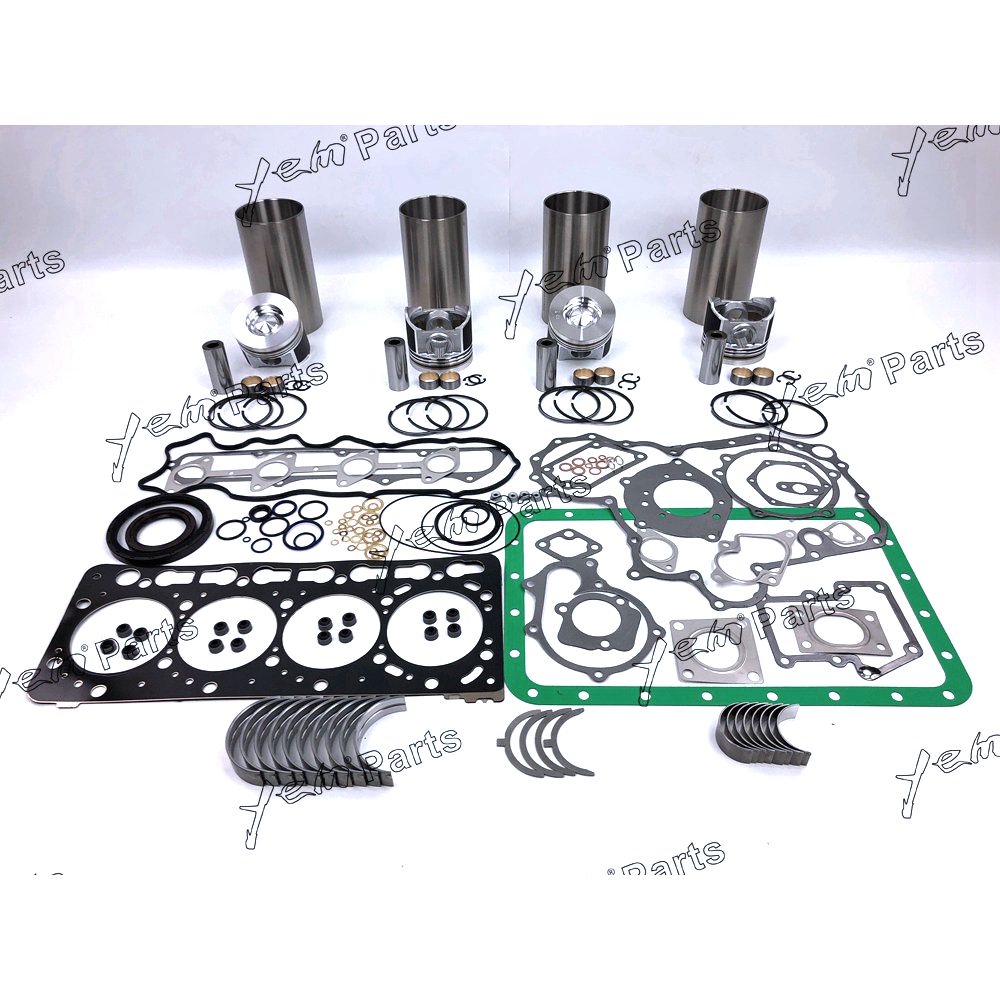YEM Engine Parts V3800 V3800DI-T Overhaul Rebuild Kit For Kubota Engine M105S Tractor Repair Part For Kubota