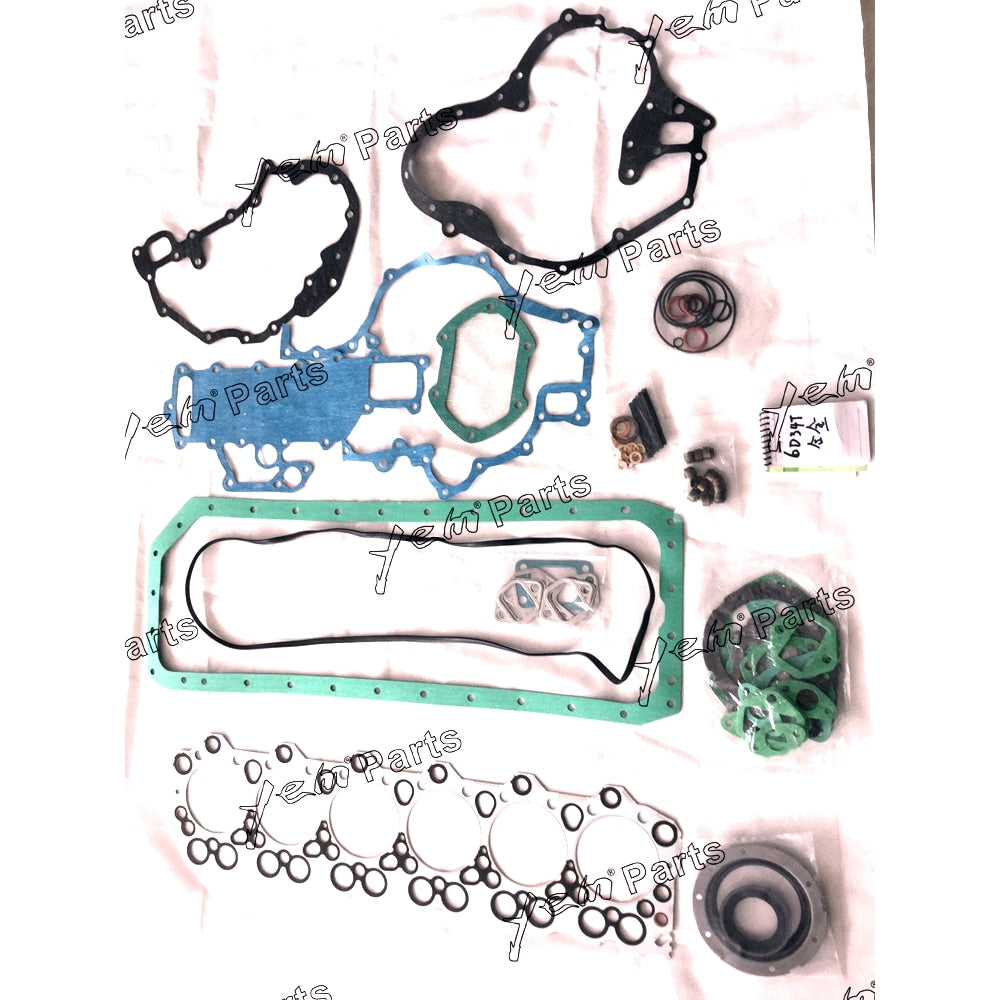 YEM Engine Parts For Mitsubishi 6D31 6D31T Engine Gasket Kit For Kato For Kobelco SK200 SK230 Excavator For Kato