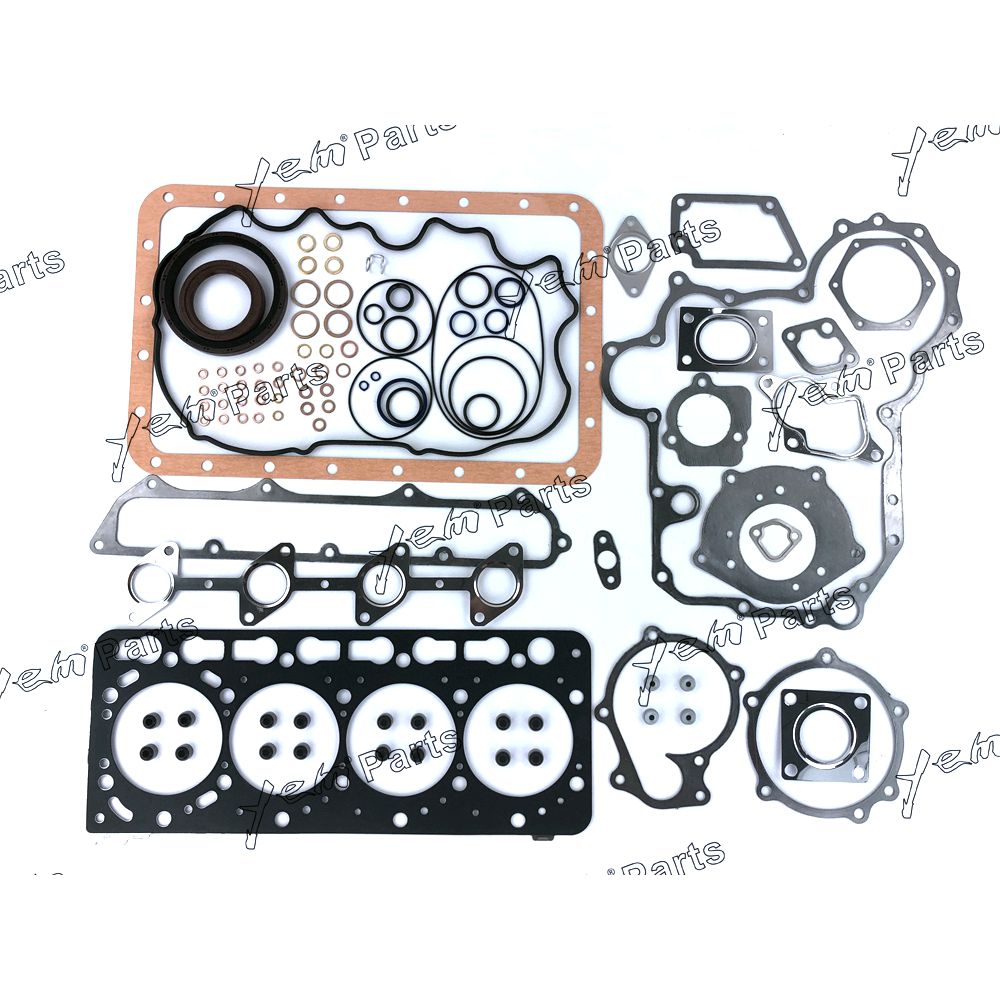 YEM Engine Parts V3800 V3800T Overhaul Rebuild Kit For Kubota Engine Gasket Ring Piston Bearing For Kubota