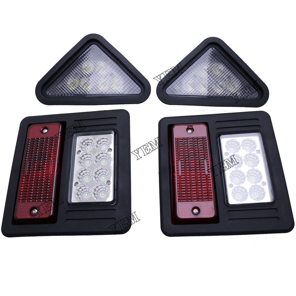YEM Engine Parts Front & Rear LED Light Kit for Bobcat 751 753 763 773 863 864 873 883 963 A220 For Bobcat