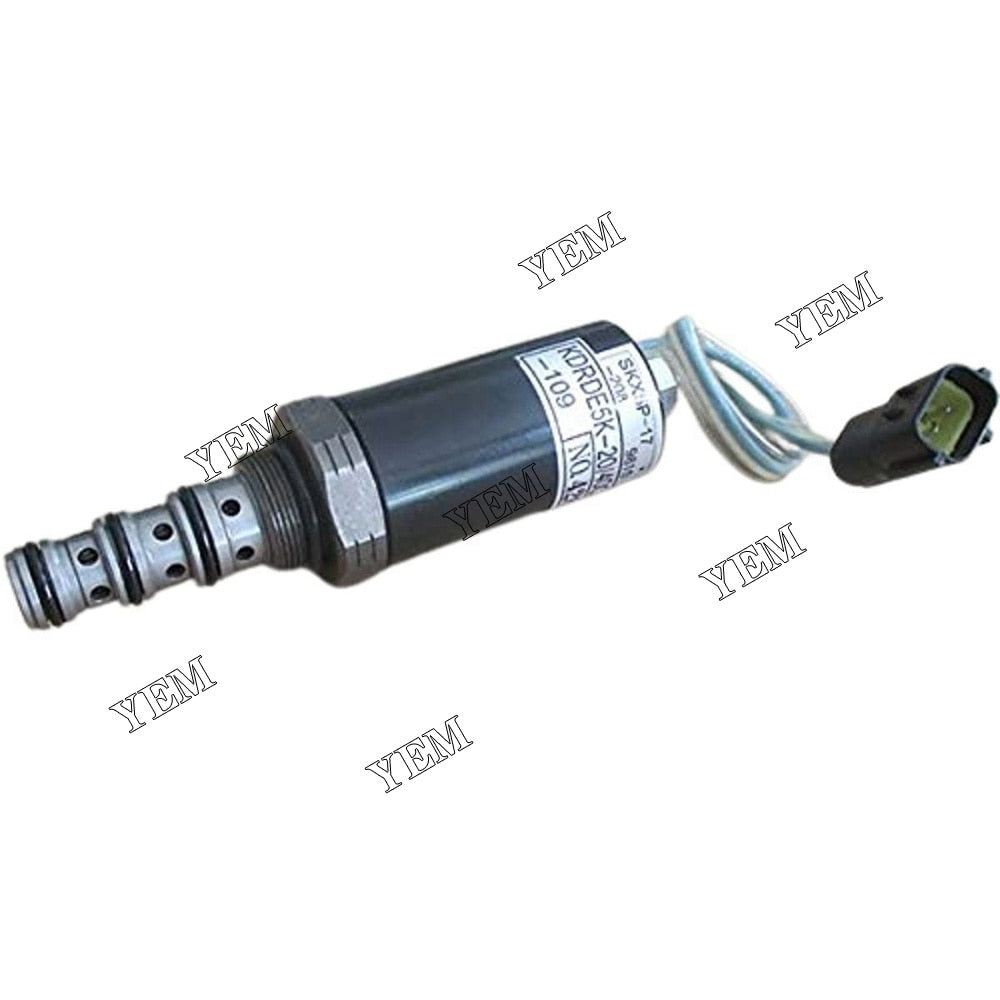 YEM Engine Parts Solenoid Valve KWE5K-20G24D05 For Kato HD820 KWE5K20G24D05 For Kato