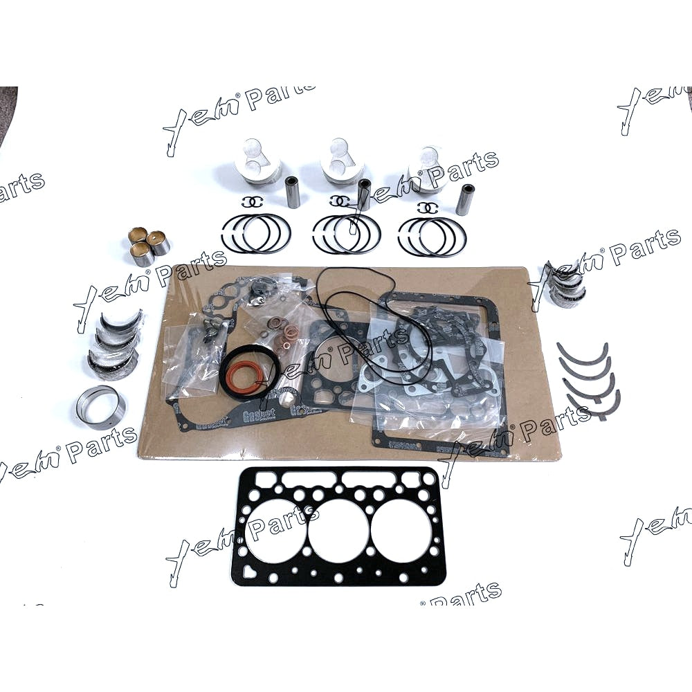 YEM Engine Parts Piston ,Full Gasket, Bearing, Rings, Bush, Thrust Washer For Kubota D722 Engine For Kubota