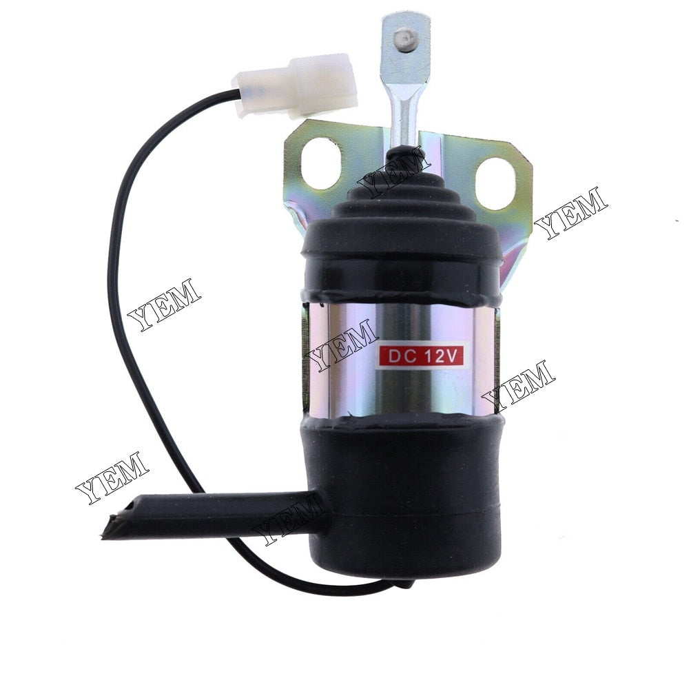 YEM Engine Parts Stop Solenoid For Kubota B1550 B1750 B20 B2150 B9200 12V For Kubota