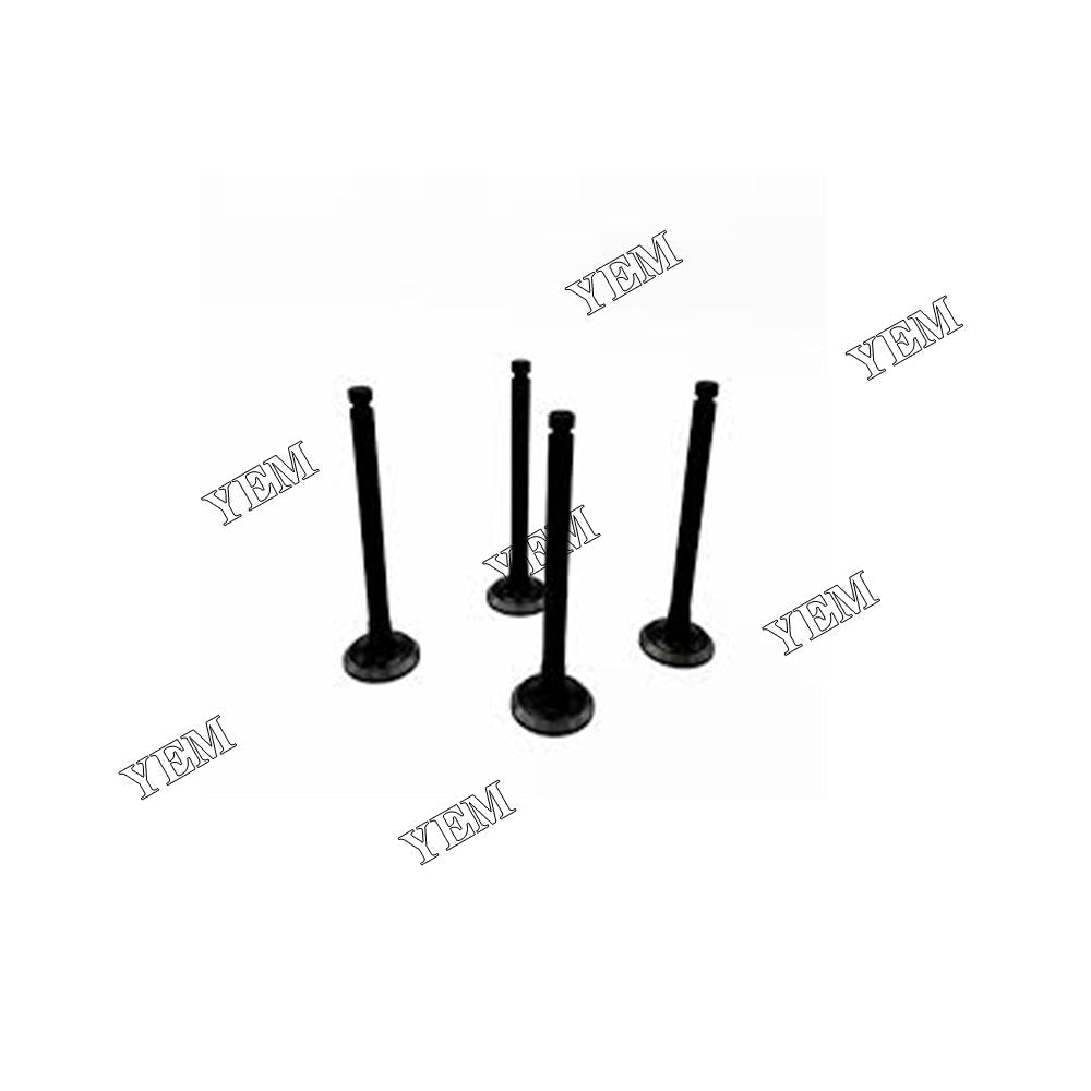 YEM Engine Parts 1 Set Engine Valve Guide Seat Intake & Exhaust Valve For Yanmar 4TNV84 Engine For Yanmar