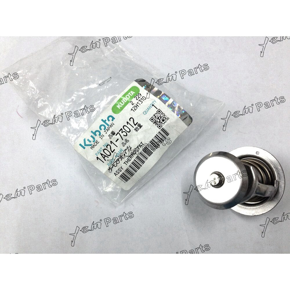 YEM Engine Parts Thermostat 1A021-73012 For Kubota V2003 V2203 V2403 D1503 D1703 D1803 71C For Kubota