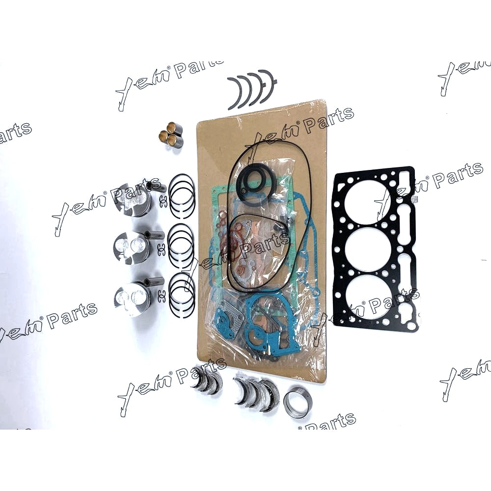 YEM Engine Parts D1005 STD Overhaul Rebuild Kit For Kubota Engine Piston Gasket Bearing For Kubota