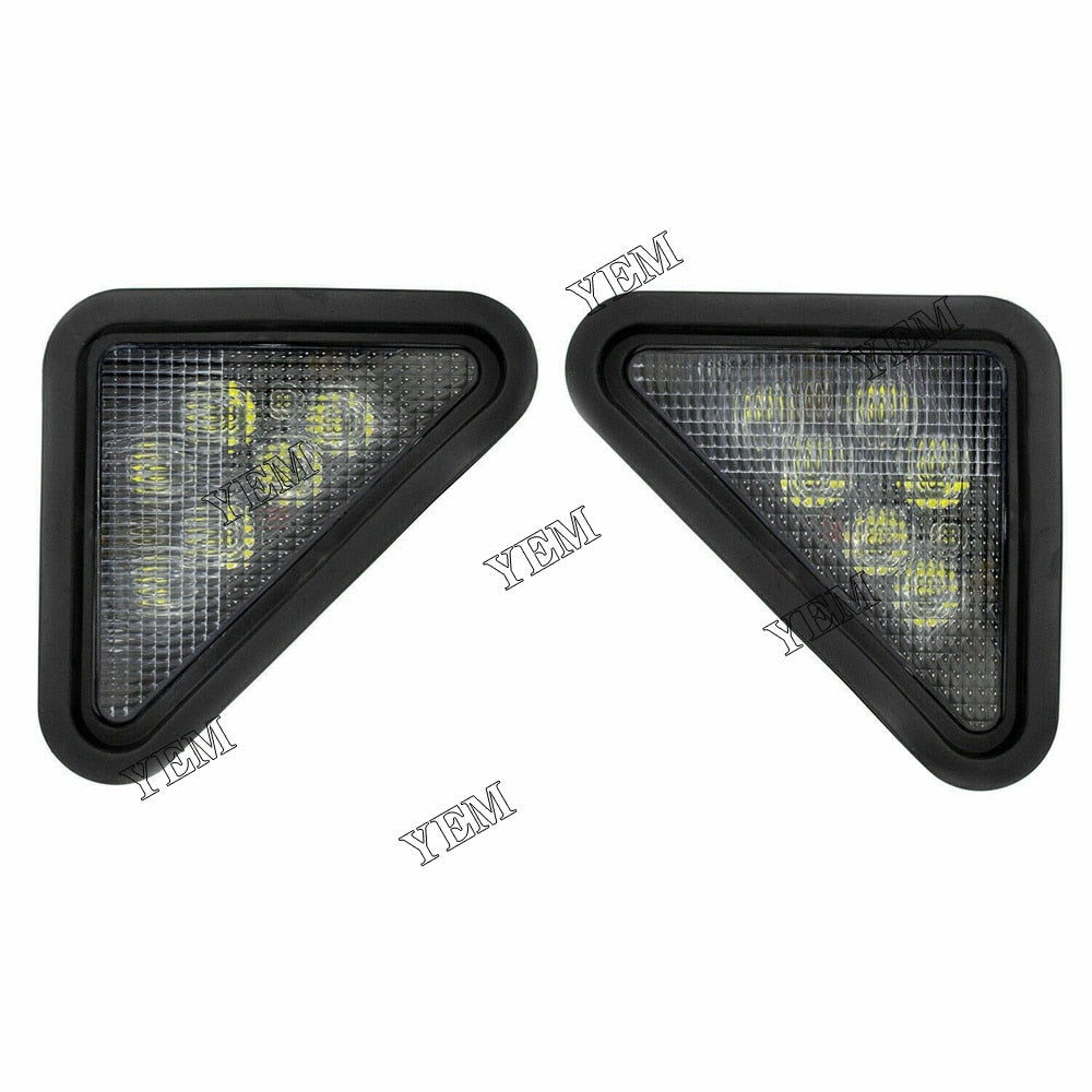 YEM Engine Parts LED Headlight Kit Set Fit For Bobcat PN: 7259523, 7259524, 6718042 Ship Free For Bobcat