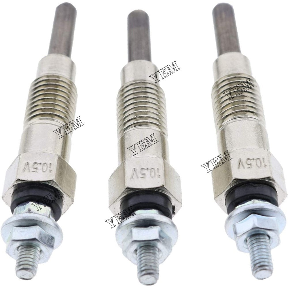 YEM Engine Parts 4PCS Glow Plug 15951-65510 For Kubota B20 B4200 B5200 B6200 B7200 B8200 B9200 For Kubota