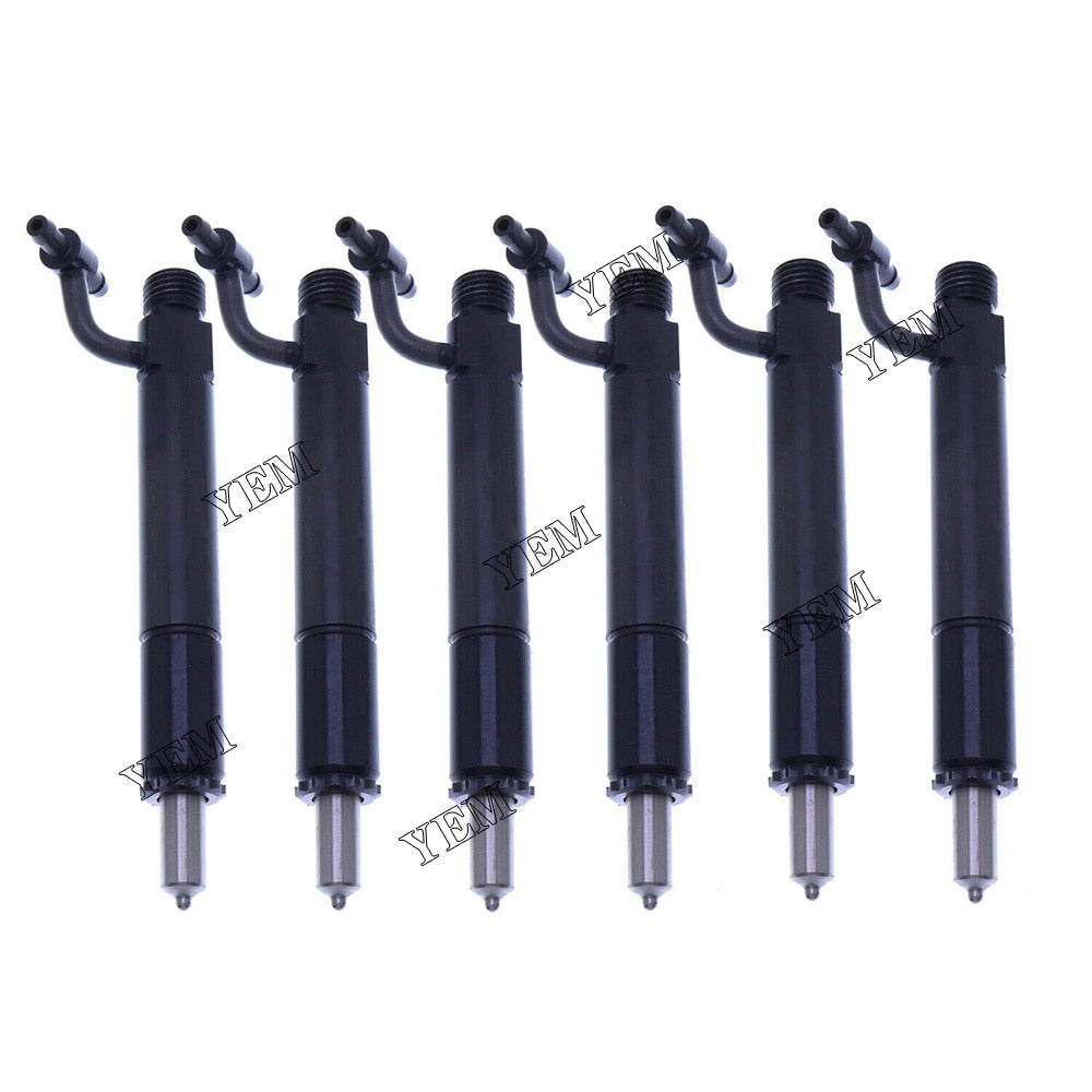 YEM Engine Parts 6 PCS Fuel Injector 675967C91 for Farmall 966 1066 1086 1466 1486 1566 1586 For Other