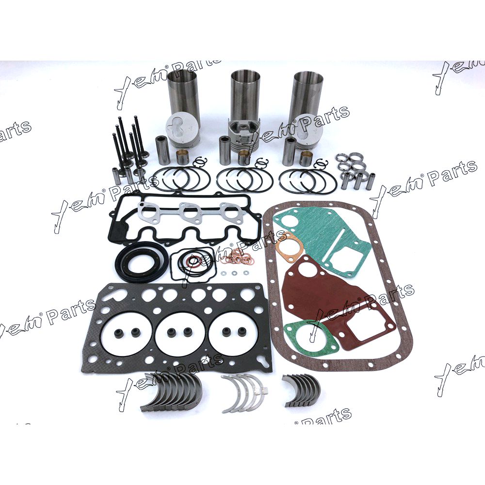 YEM Engine Parts 3LB1 Overhaul Rebuild Kit For Isuzu Engine For Daewoo Solar 03 05 Excavator Repair For Isuzu