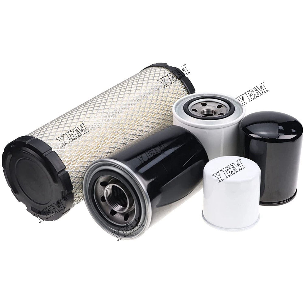 YEM Engine Parts Filter Kit LVA21128 For JOHN DEERE Compact Utility Tractor 3032E 3036E 3038E For John Deere