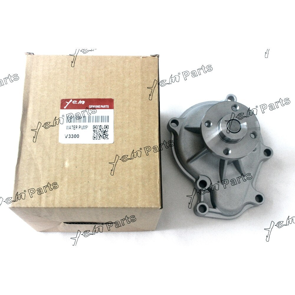 YEM Engine Parts Water Pump For Kubota V3300 For Bobcat T250 T300 T320 S220 S250 With Gasket For Kubota