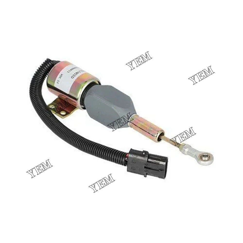 YEM Engine Parts Fuel Shut Off Solenoid RE501450 For JOHN DEERE Tractors 7610 12V For John Deere