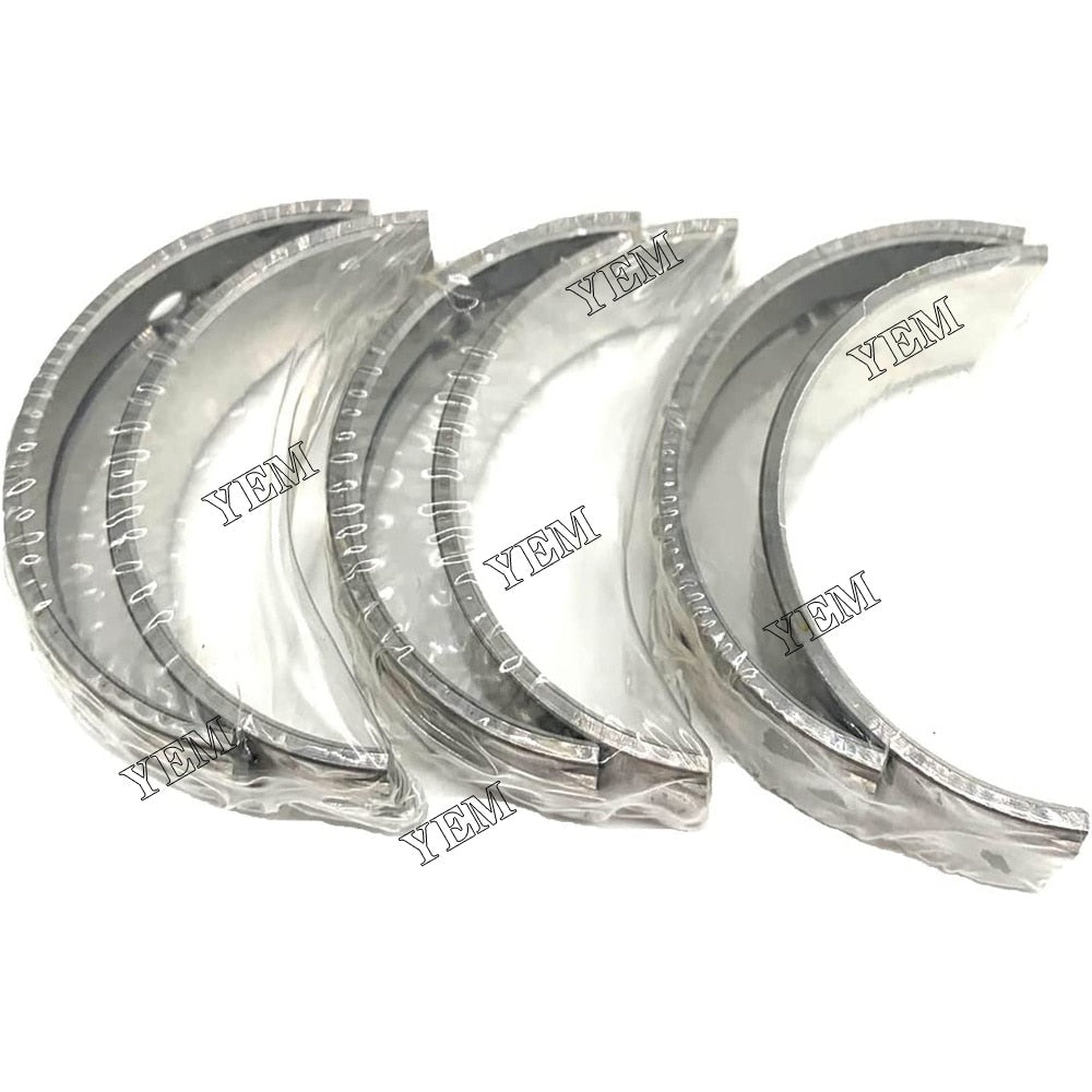 YEM Engine Parts Oversize +0.2MM Crankshaft Bearing & Con Rod Bearing For Kubota V2607 V2607T For Kubota