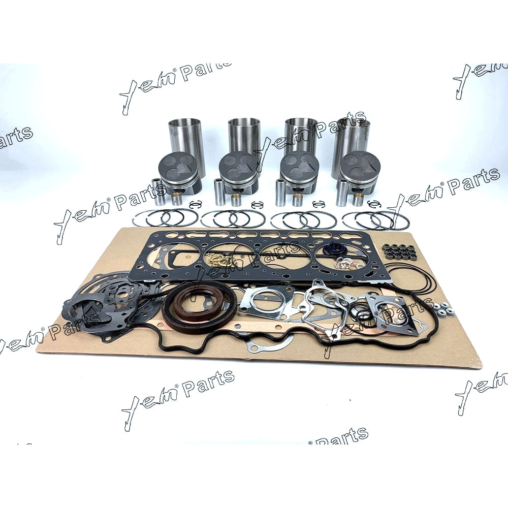 YEM Engine Parts STD 16 Valves Full Gasket Kit Set For Kubota V3600 V3600T Engine For Kubota