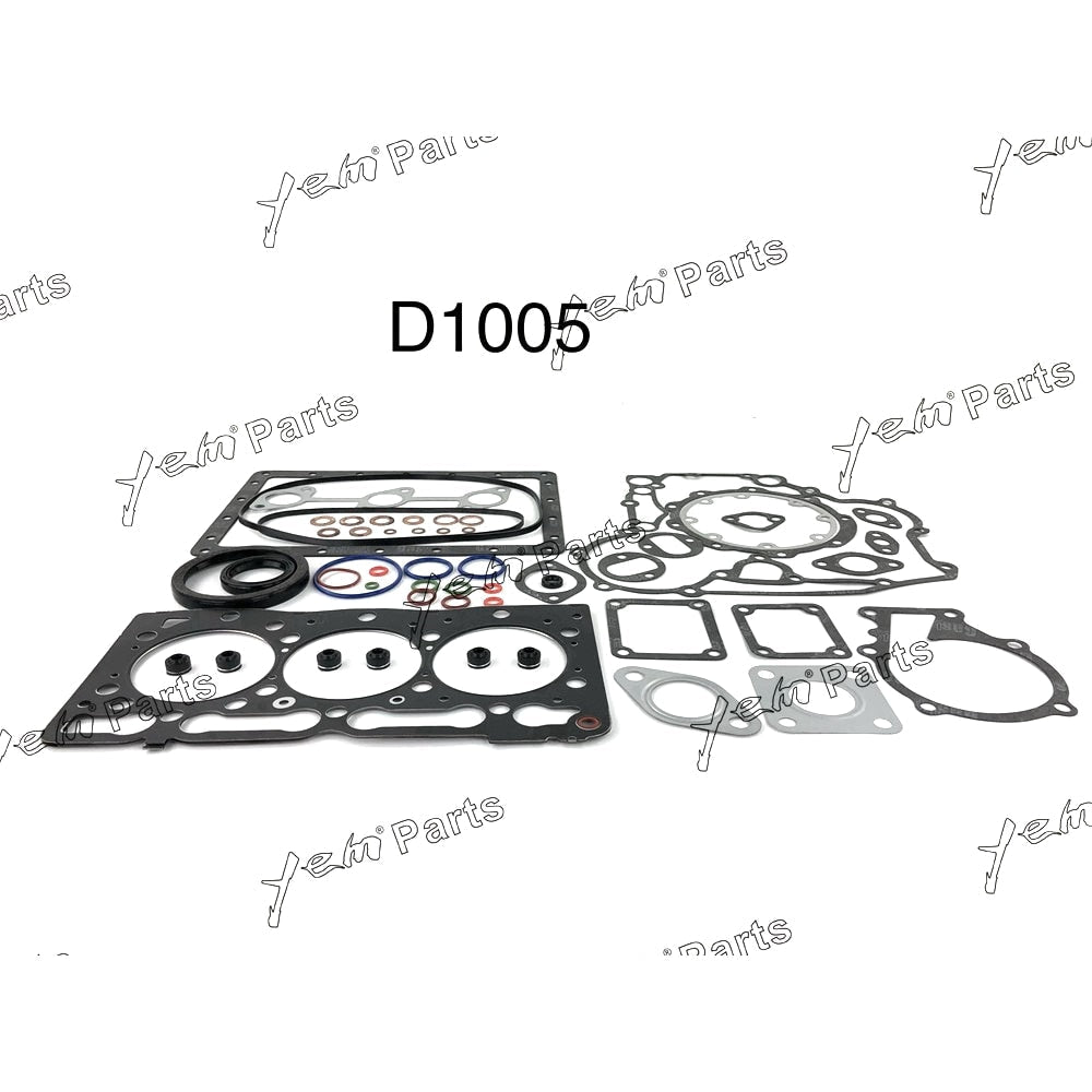 YEM Engine Parts Full Gasket Set For Kubota D1005 / 3D76 Engine Parts For Kubota