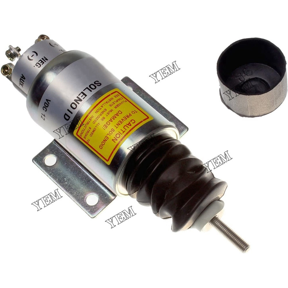 YEM Engine Parts Stop Solenoid SA-3846 2001-12E2U1B2S2A with 3 Terminals For Woodward 2000 Series For Other